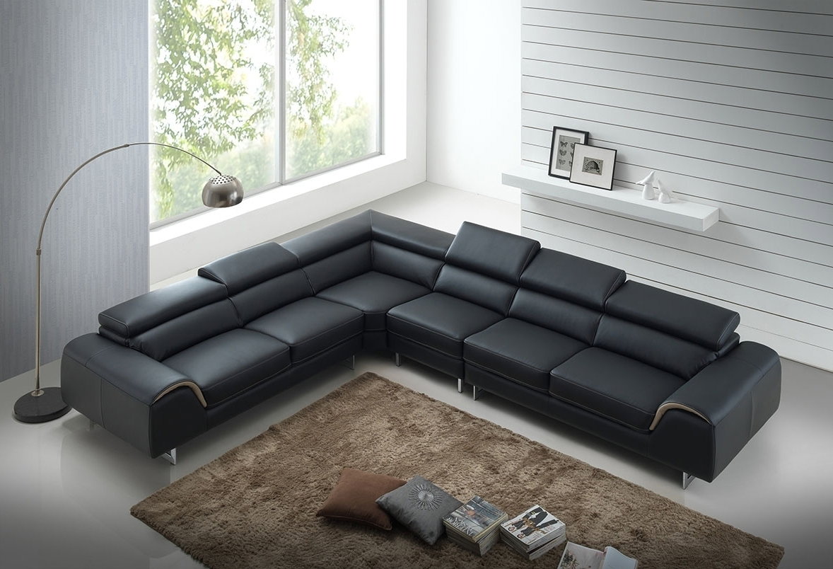 Cleo Leather Modular Lounge Option A