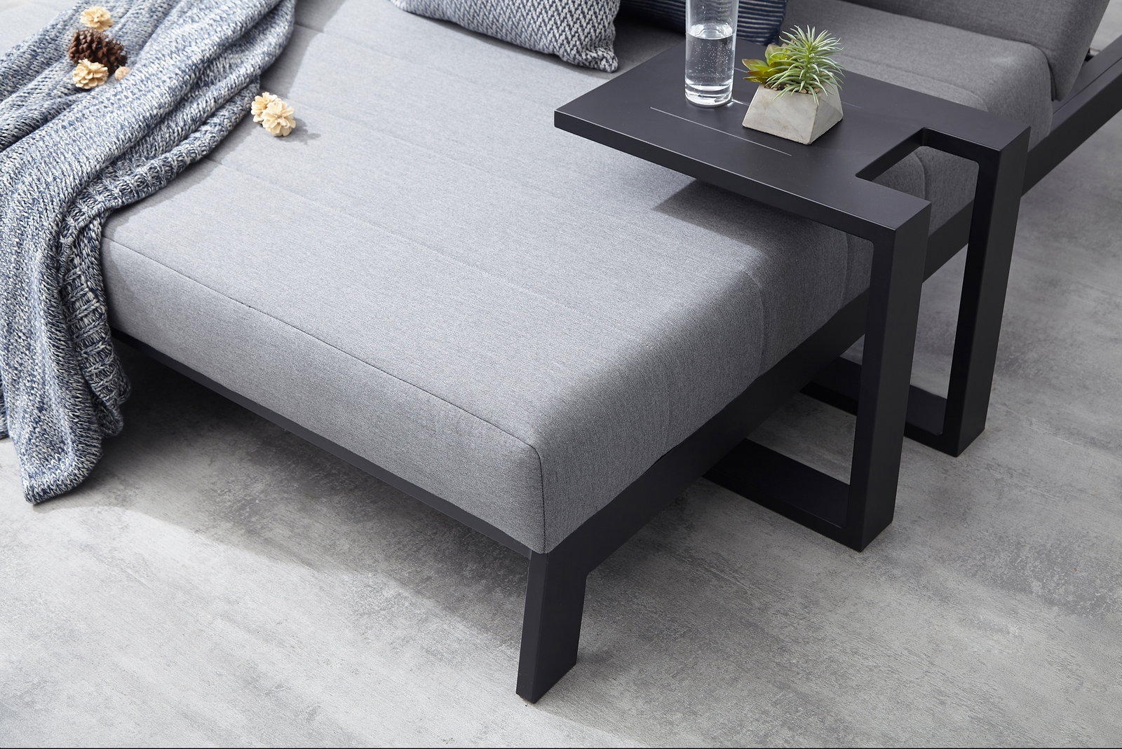 New Noosa Black Outdoor Aluminium Side Table