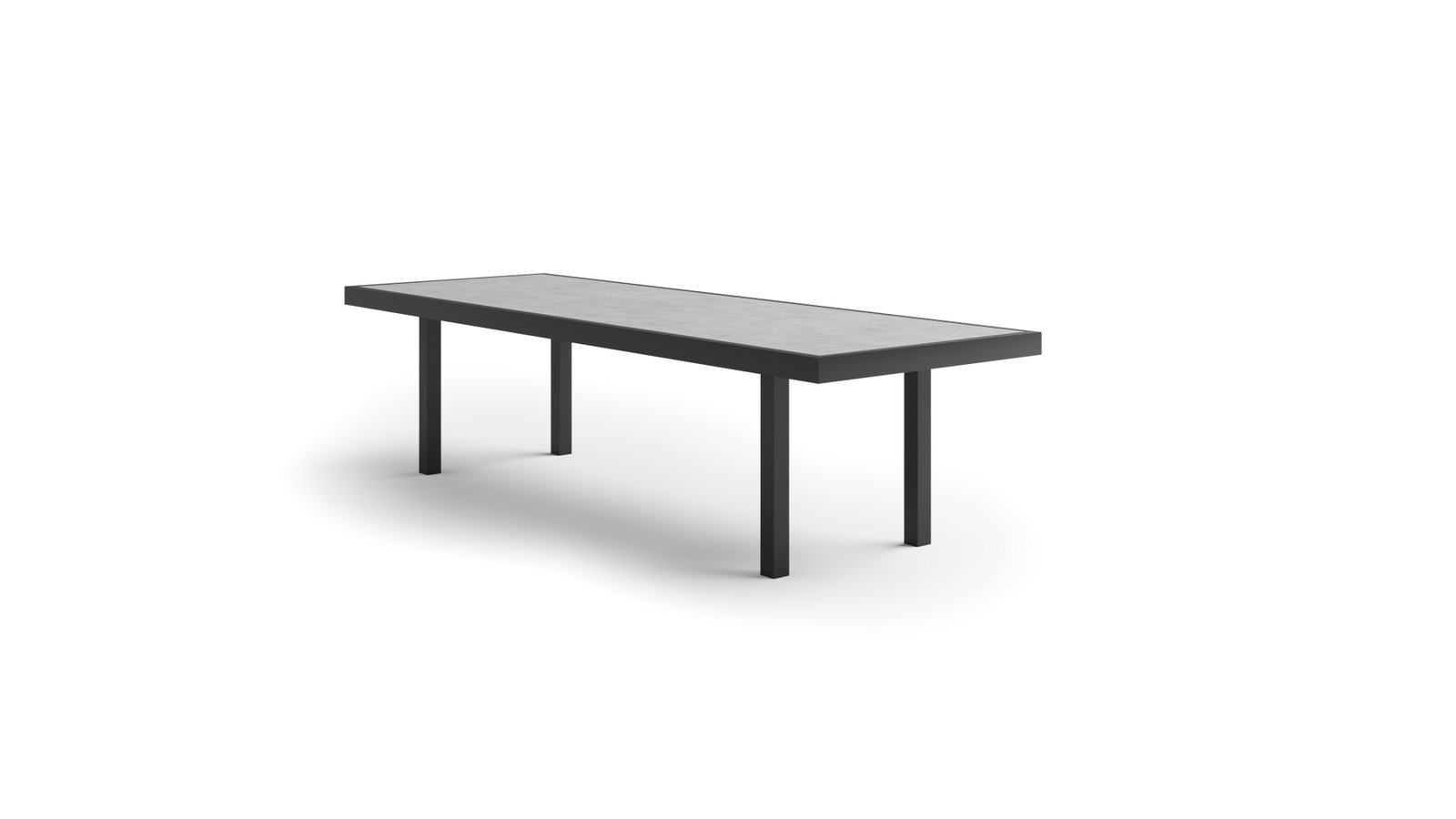 Invini Black 280x100 Outdoor Dining Table