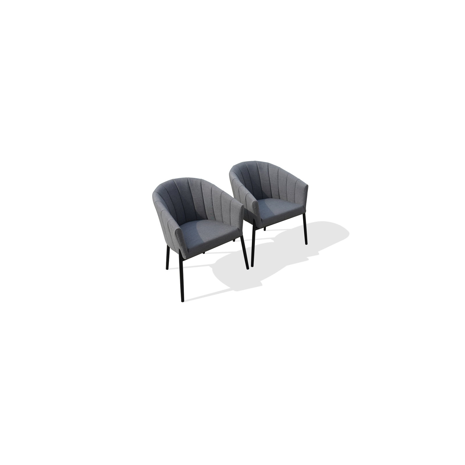 Delta Black Dining Chair Twin Set