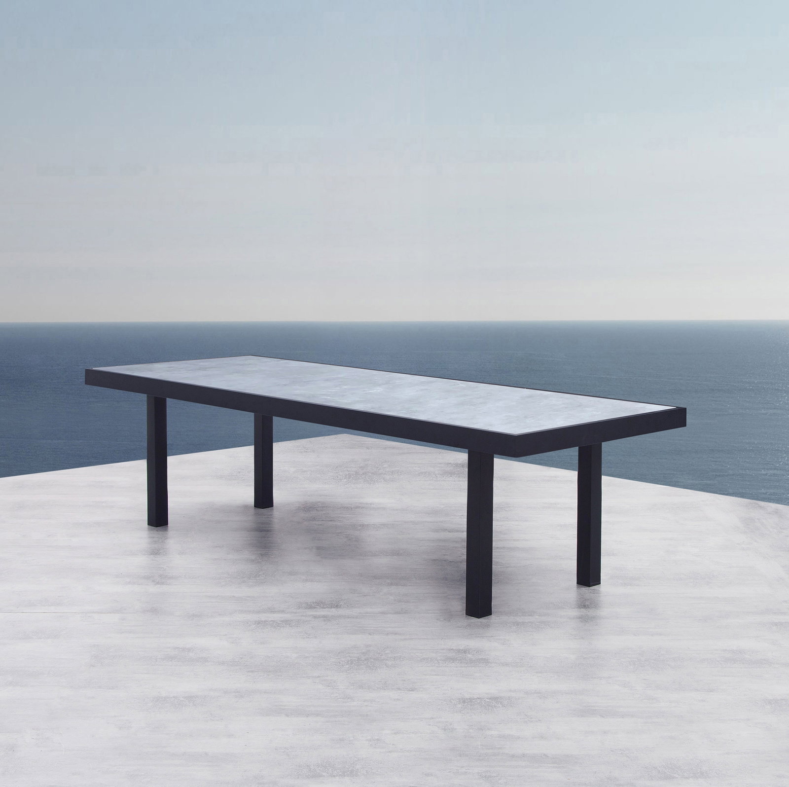 Invini Black 280x100 Outdoor Dining Table