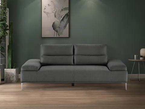 Karina Fabric Two Seat Sofa Ash