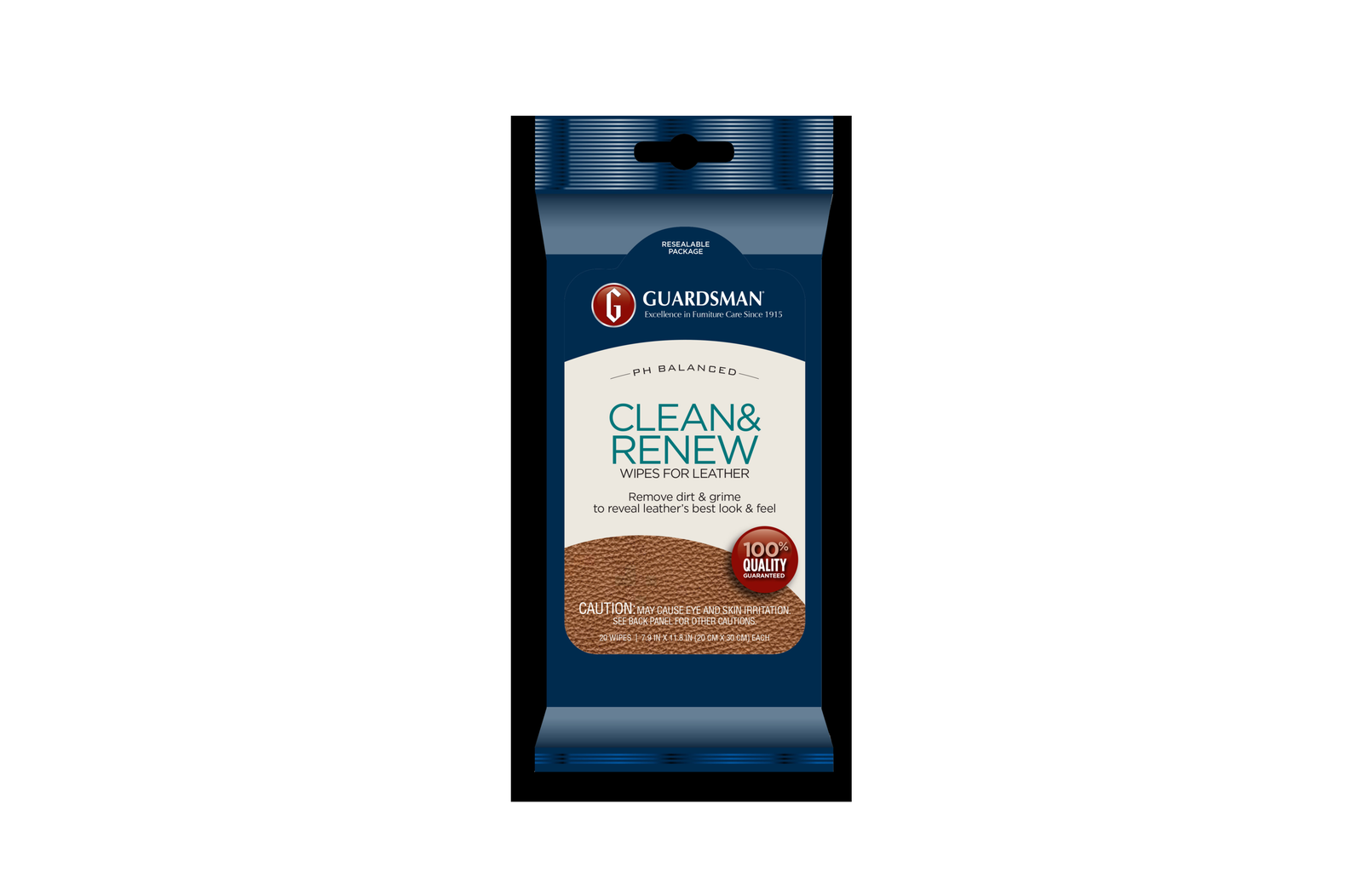 Guardsman Leather Clean & Renew Wipes