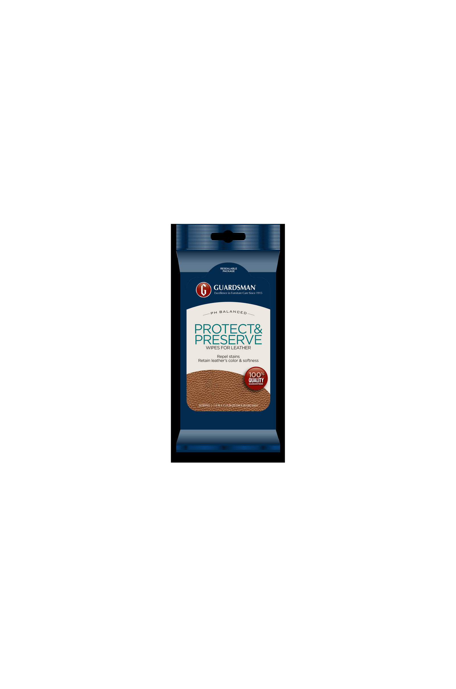 Guardsman Leather Protect & Preserve Wipes