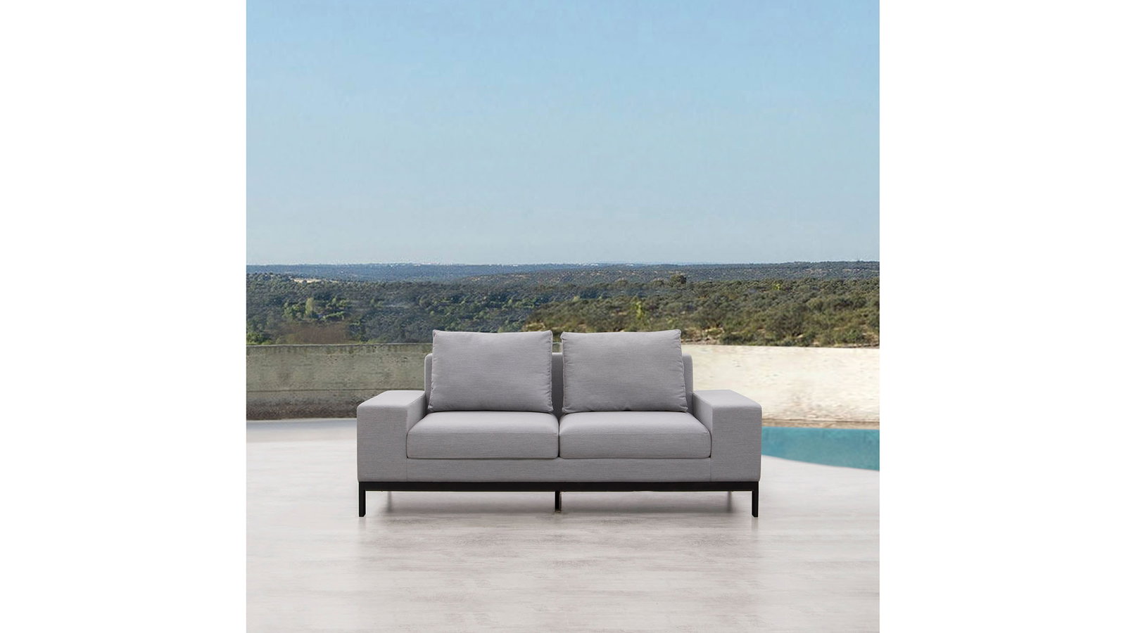 Jervis Outdoor Two Seat Sofa