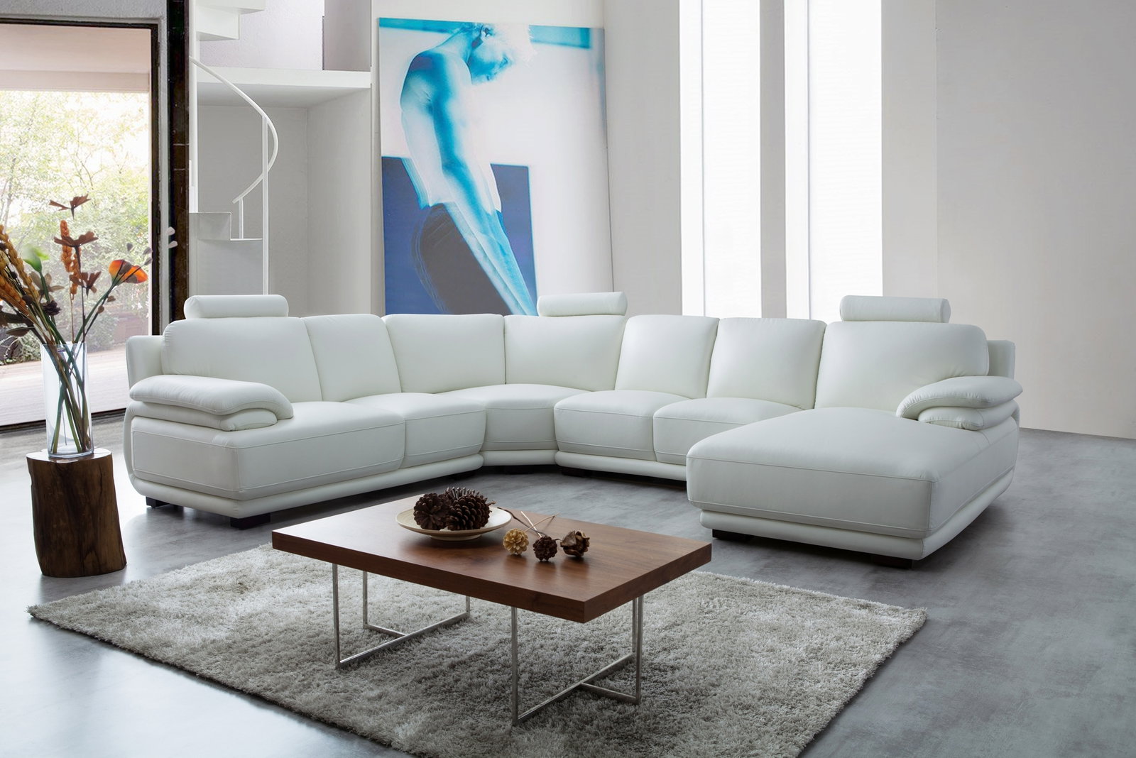 Juliet Leather Modular Lounge Option A
