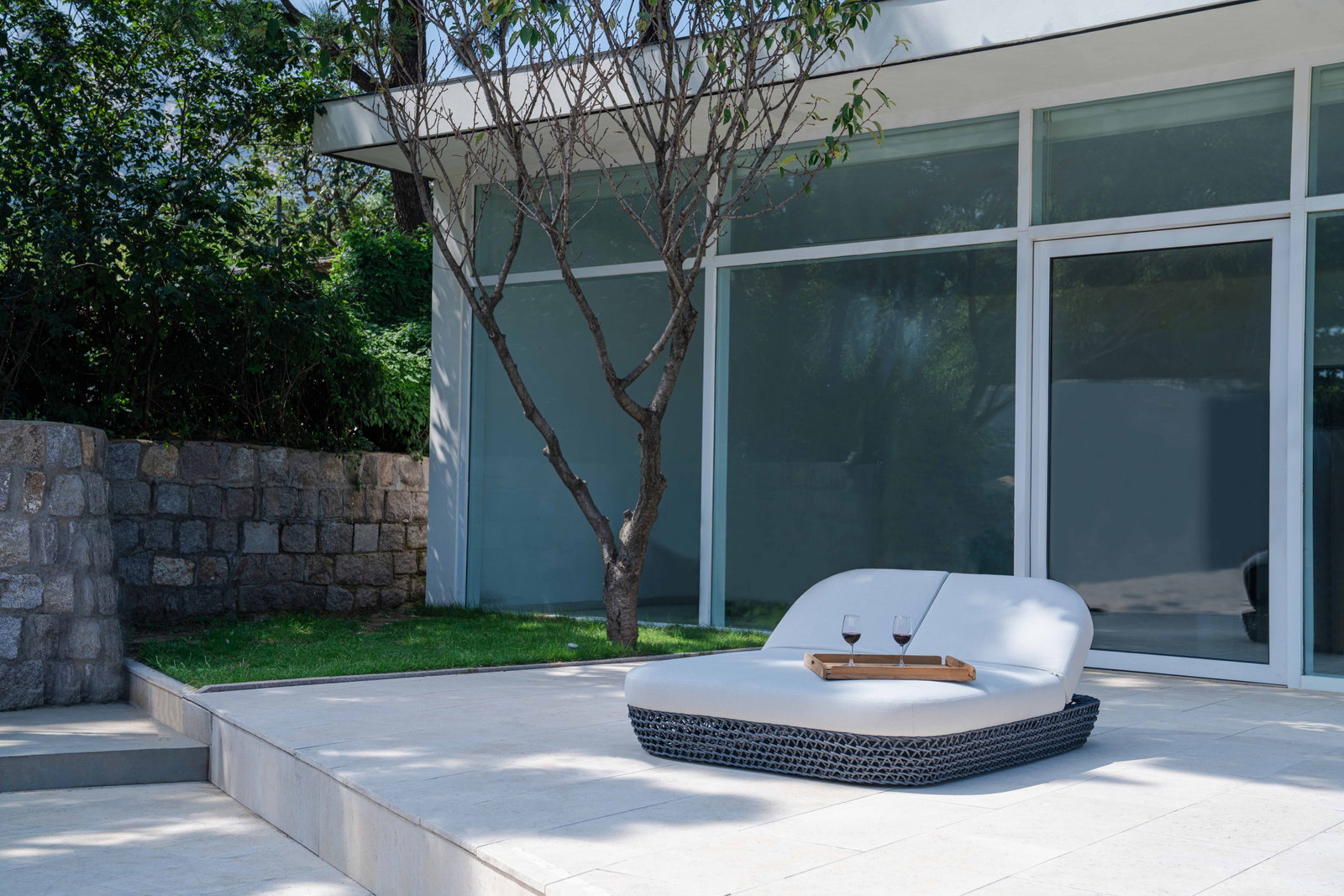 BUNDEENA Outdoor Rope Double Sun Lounge (- Sku3793297) 2