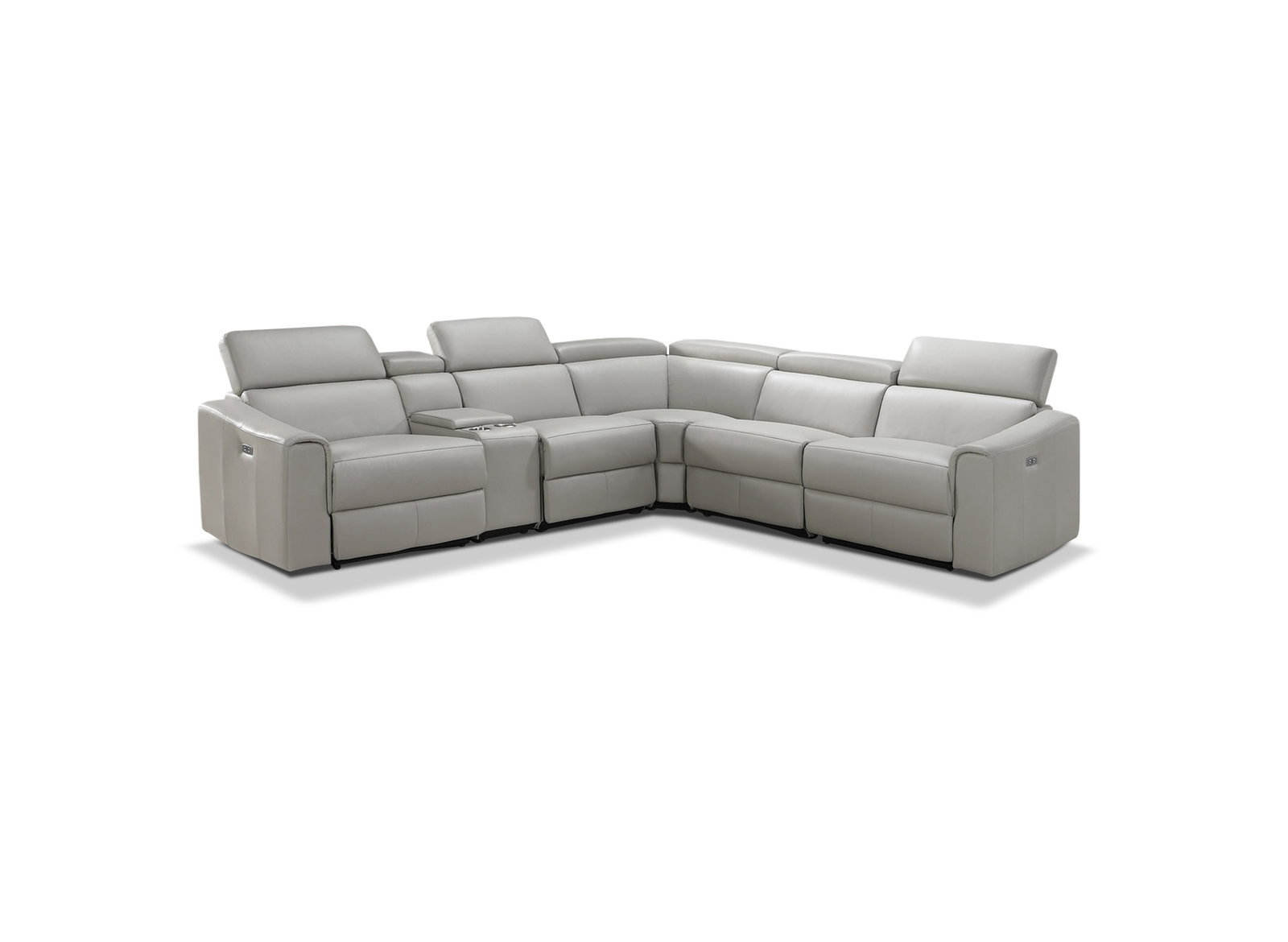 VALENTINO Leather Recliner Corner Lounge (Material: Full Leather, Main Colour: Standard Black - SKU3670625) 1