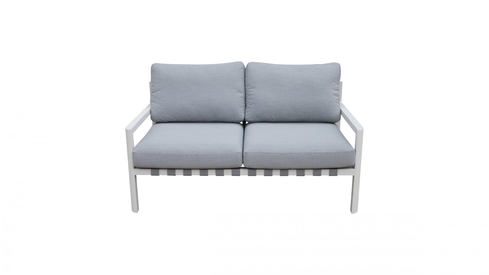 Manly White Outdoor Two Seat Sofa