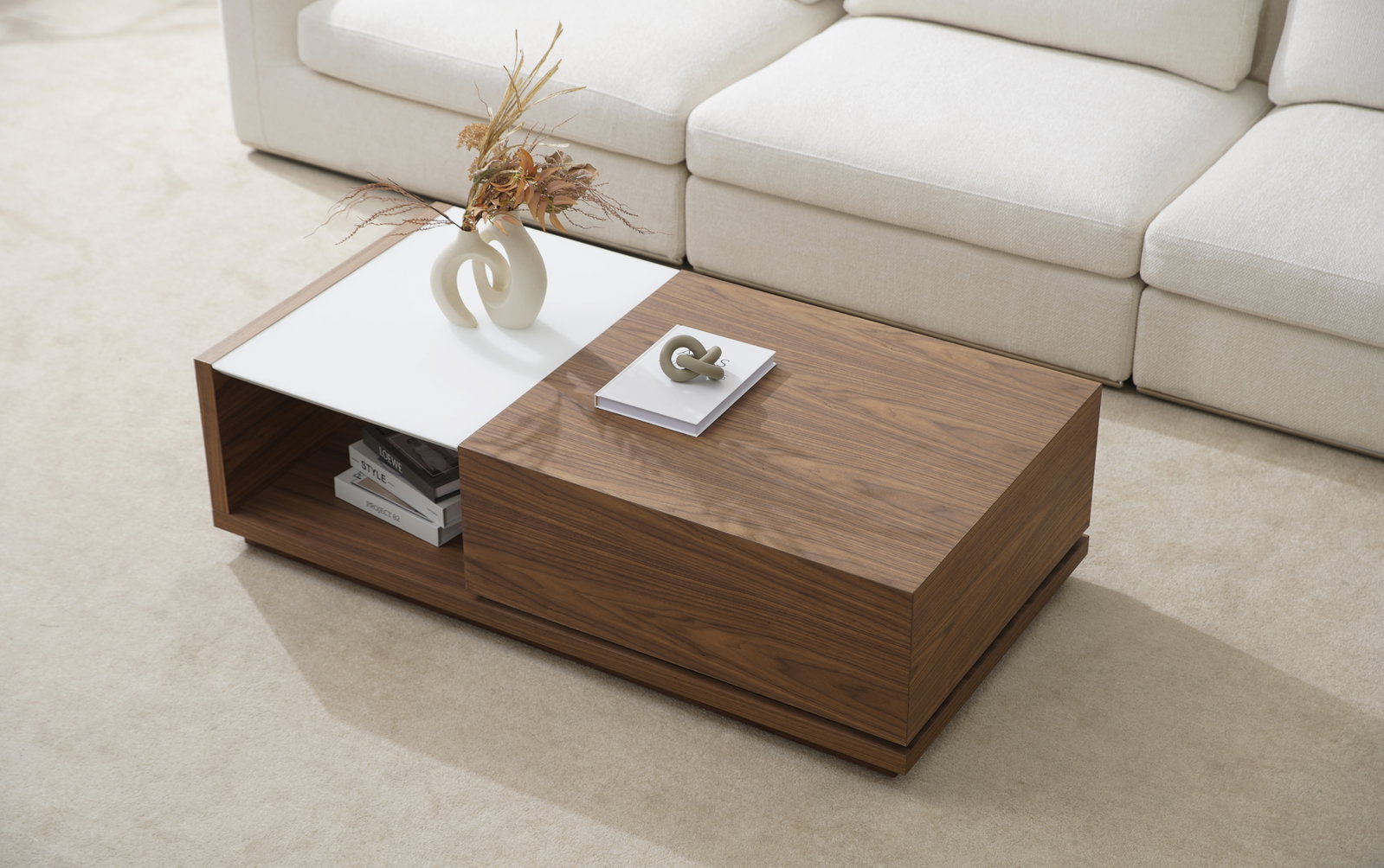 Amalfi Walnut Coffee Table