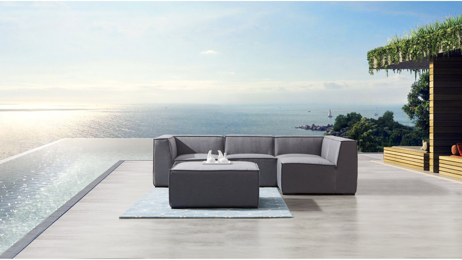 Toft Five Ways Outdoor Fabric Lounge System