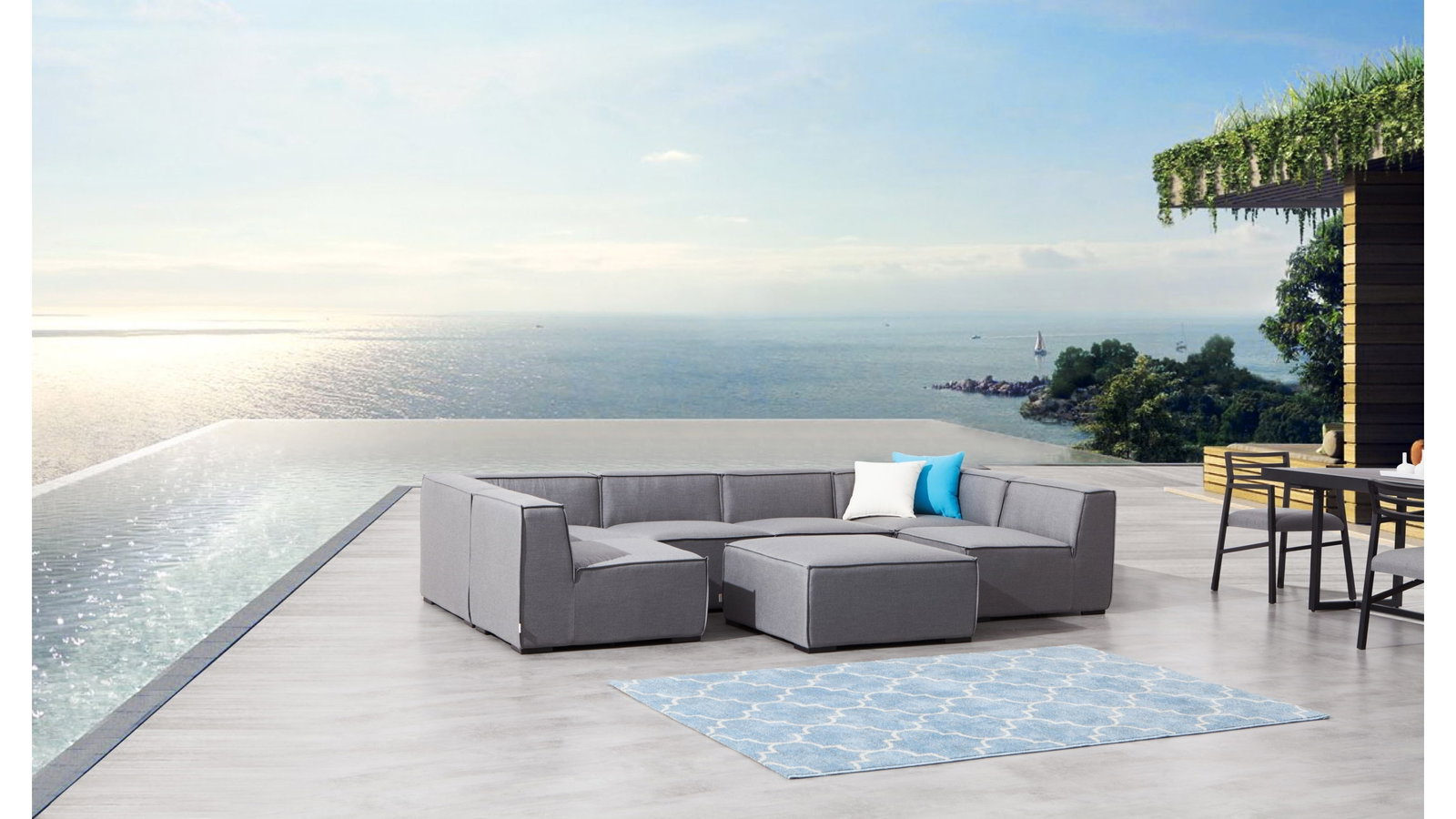 Toft Seven Ways Outdoor Fabric Lounge System