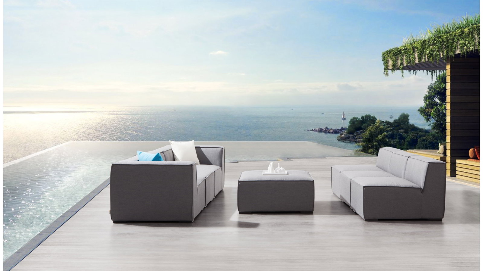Toft Seven Ways Outdoor Fabric Lounge System