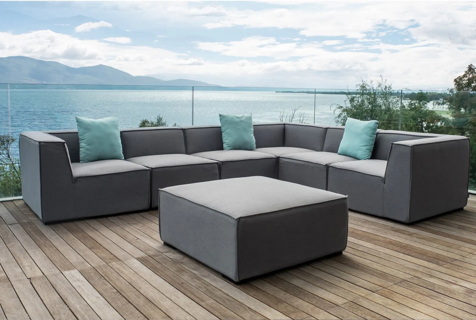 Toft Outdoor Fabric Corner Lounge