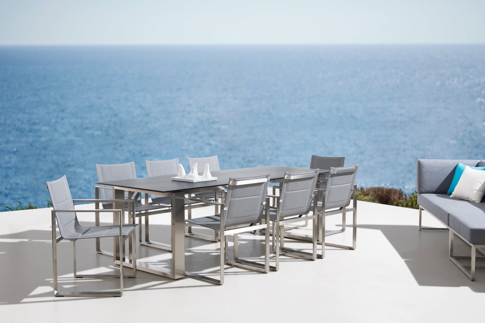 Stainless Steel Outdoor Dining Settings