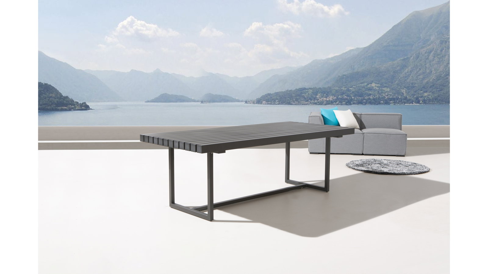 Travertine Outdoor Table