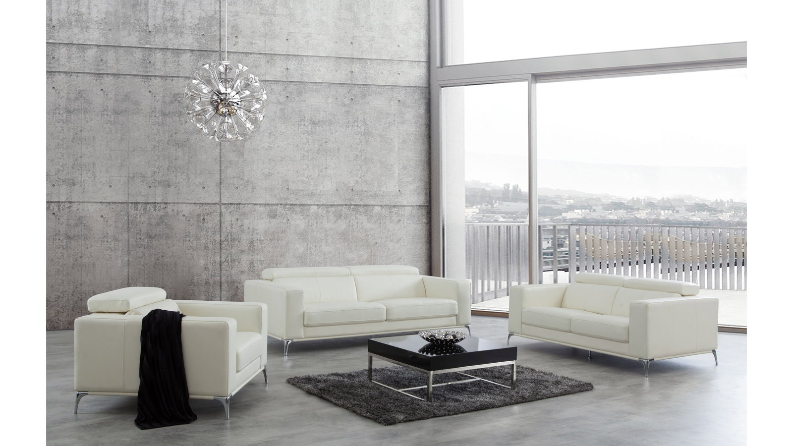 Club Leather Sofa Suite 3 + 2 + 1