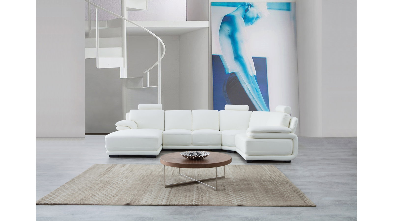 Juliet Leather Modular Lounge Option C