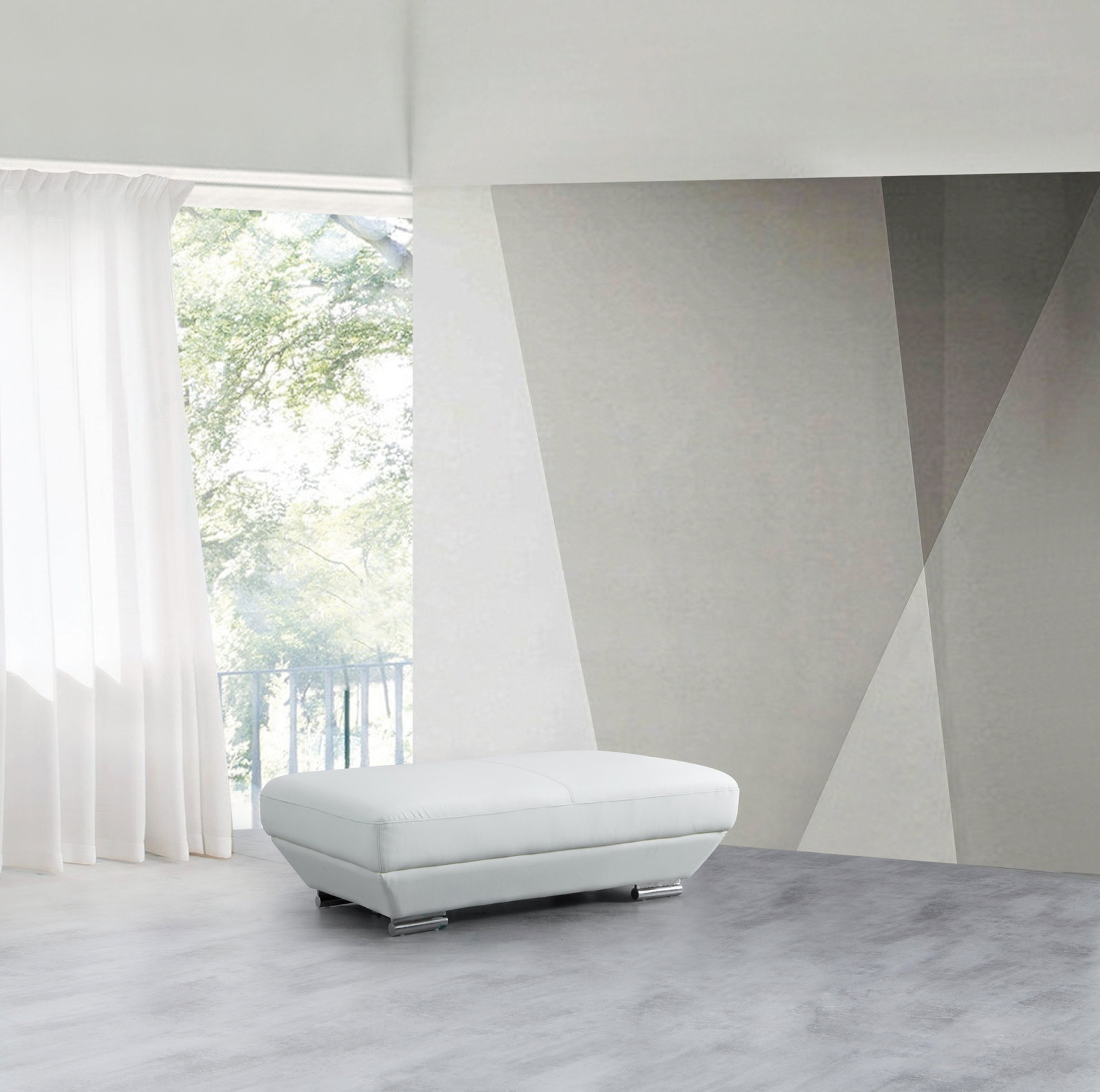 Lexington Leather Ottoman 75x130x45