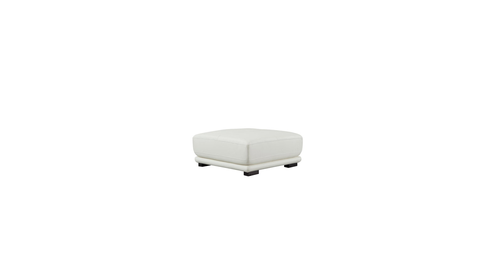 Juliet Leather Ottoman 100x100x45