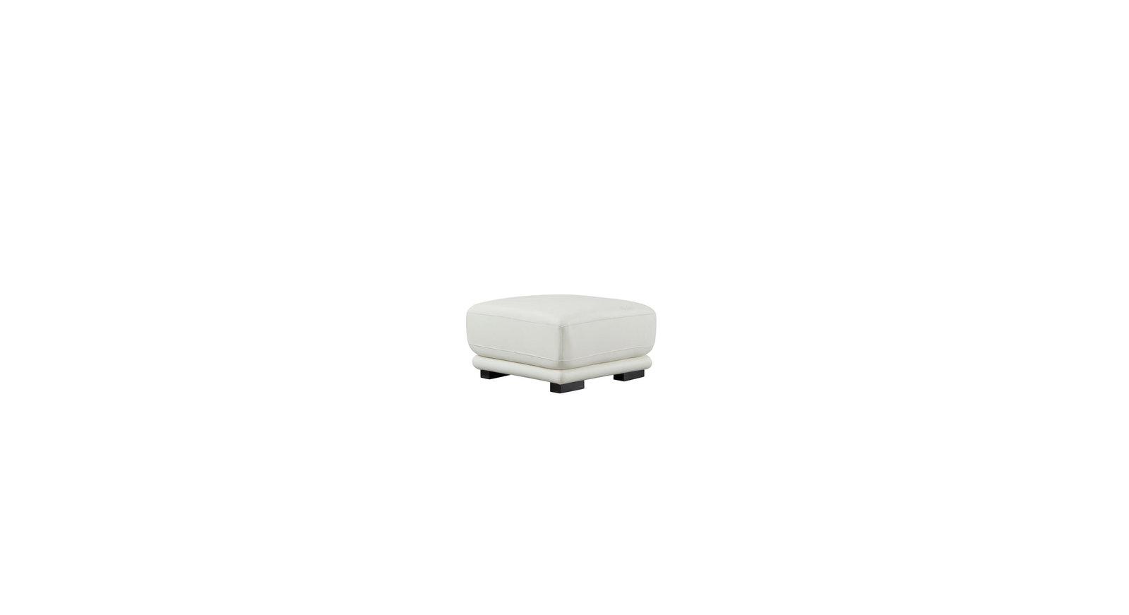 Juliet Leather Ottoman 75x75x45