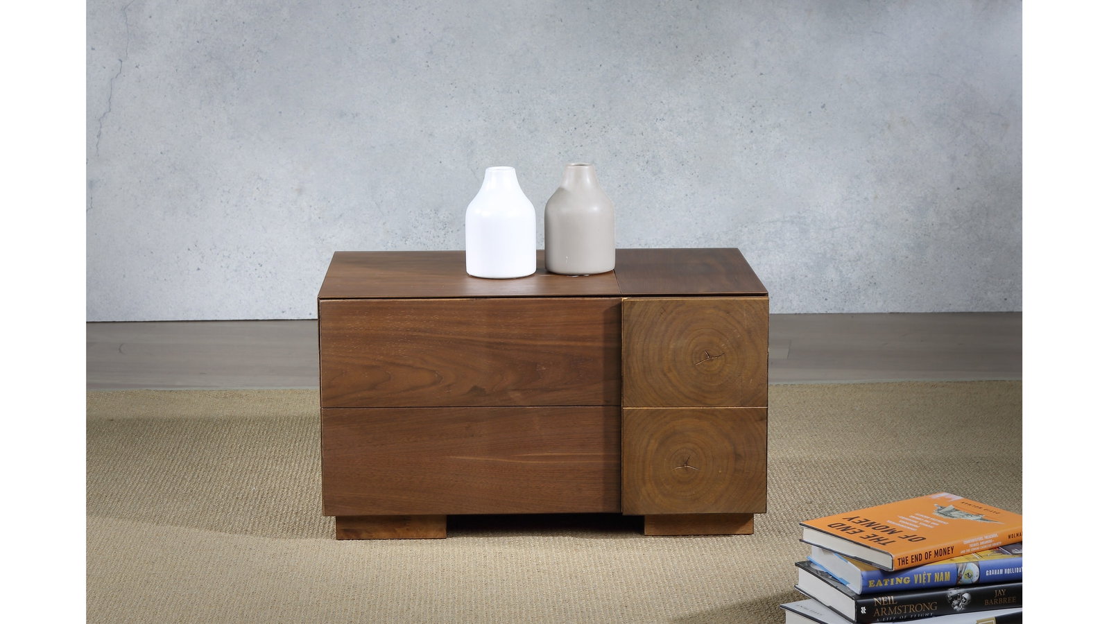 HAMILTON Lamp Table (Wood Finish-finish - Walnut - SKU728192) 1