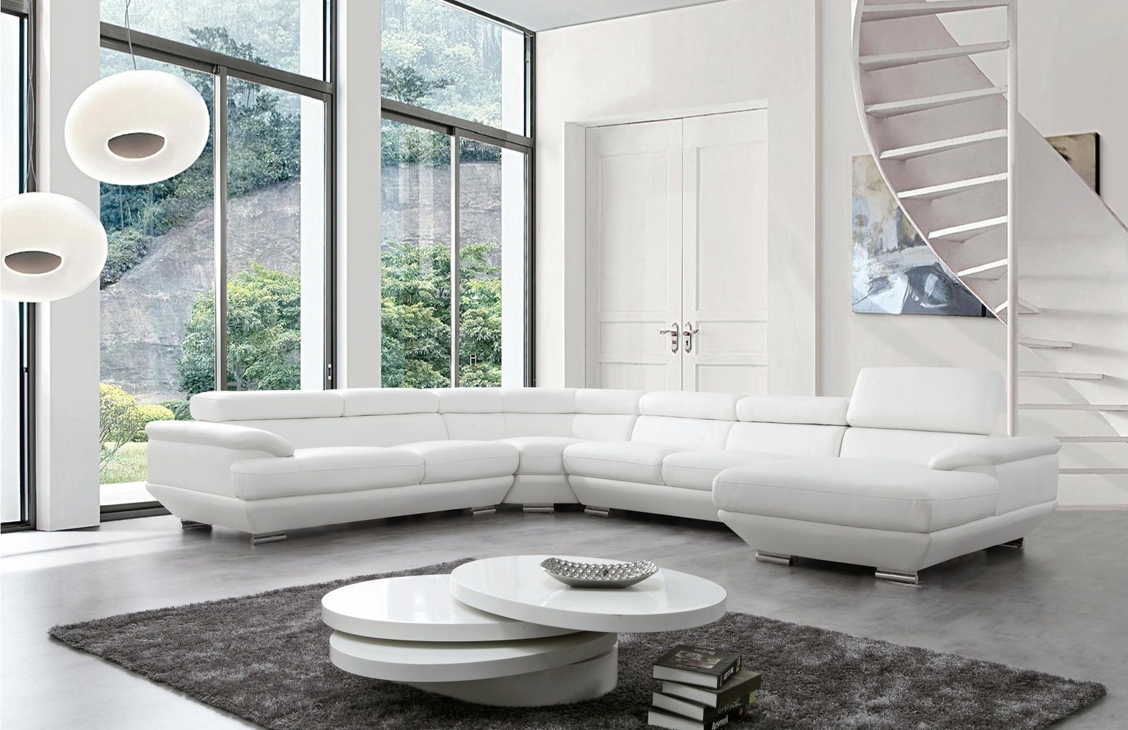Lexington Leather Modular Lounge Option A