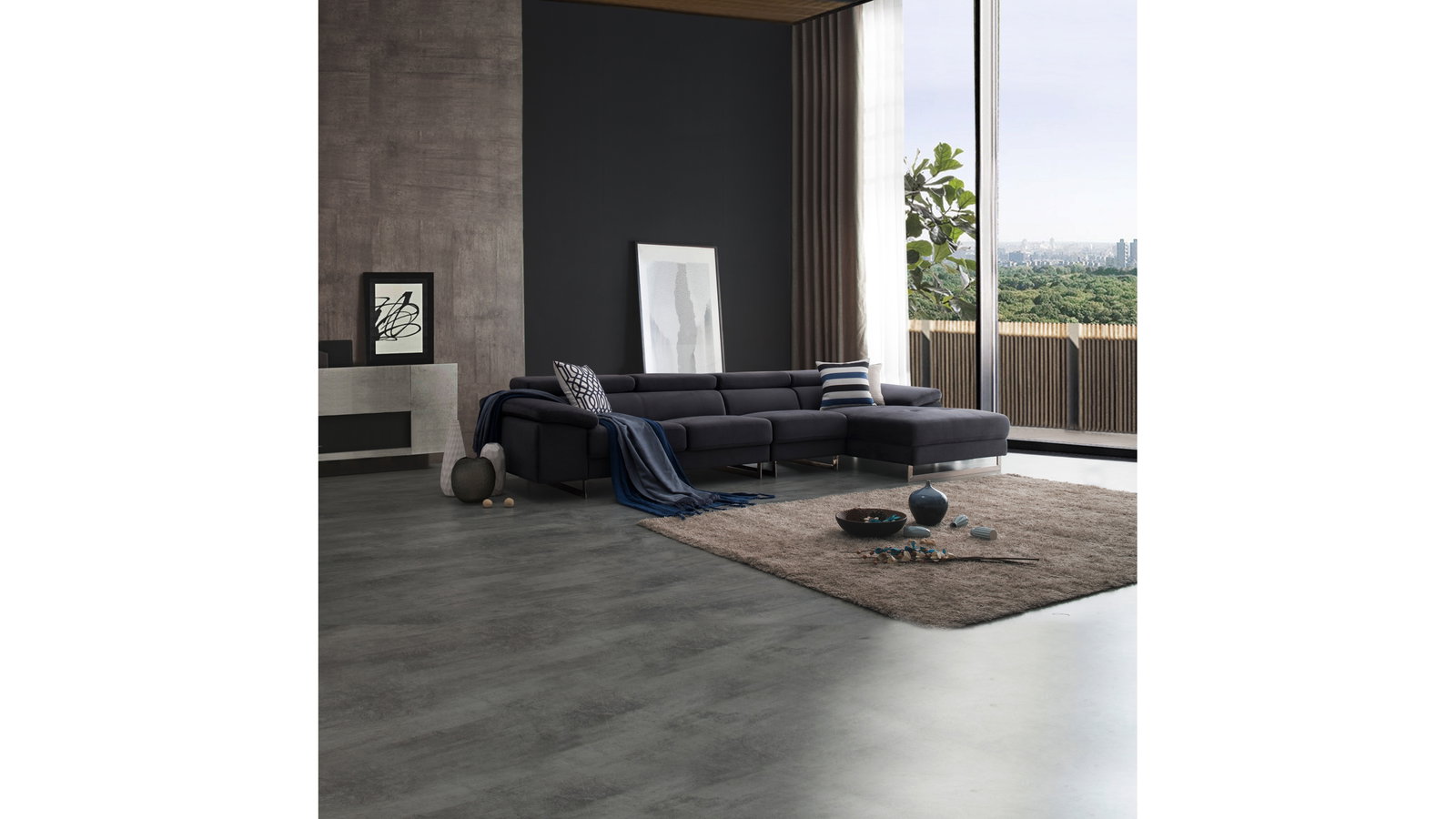 Boston Fabric Chaise Lounge Option B