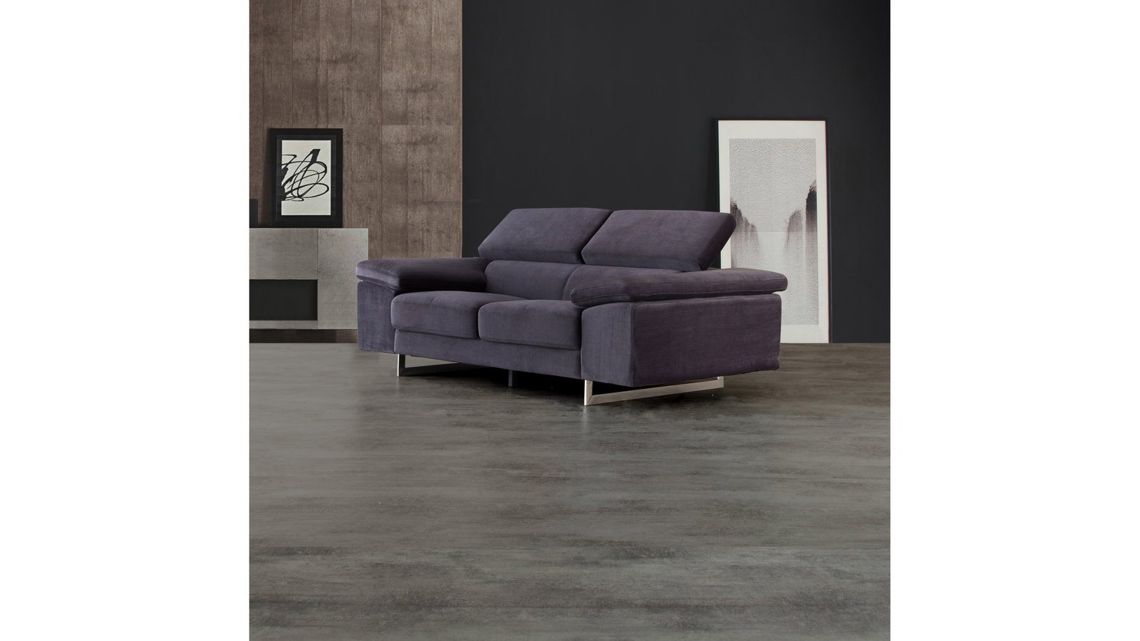 Boston Fabric Two Seat Sofa