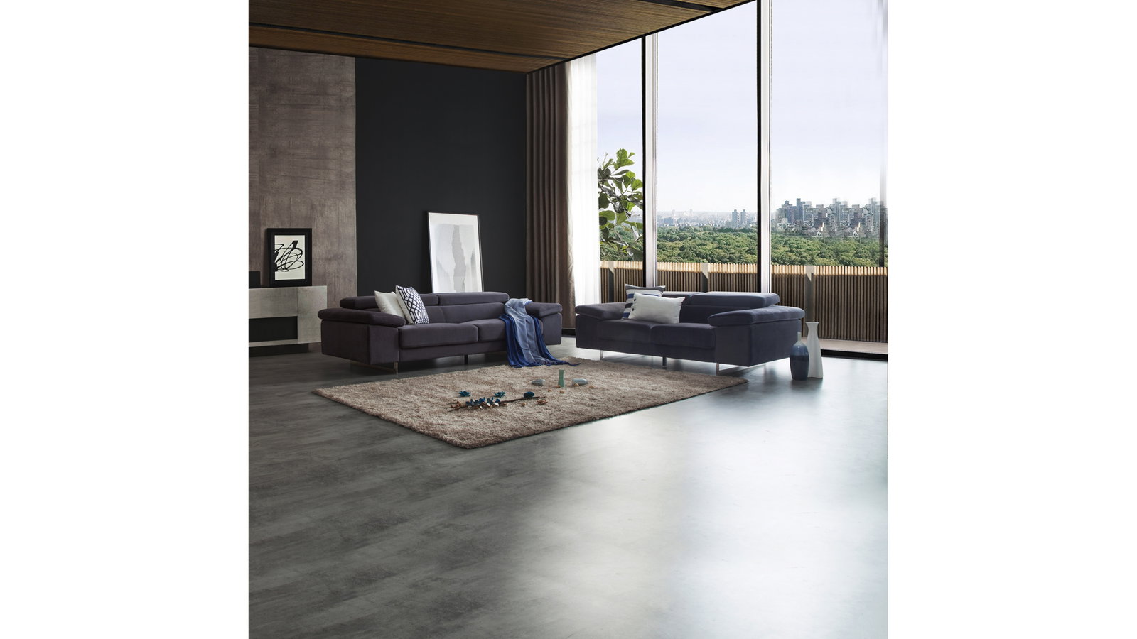 Boston Fabric Sofa Suite 3 + 2