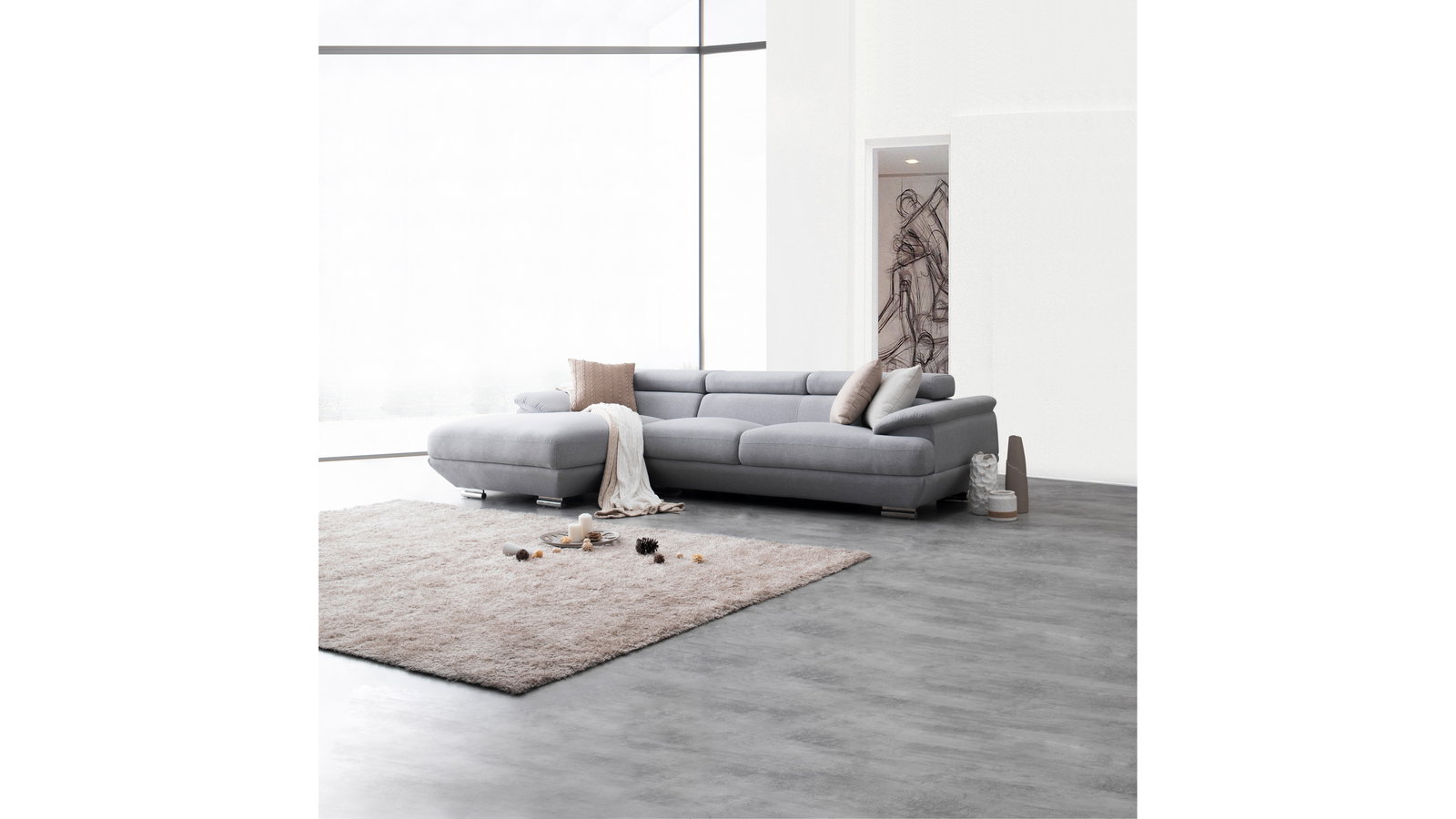 Lexington Fabric Chaise Lounge Option A