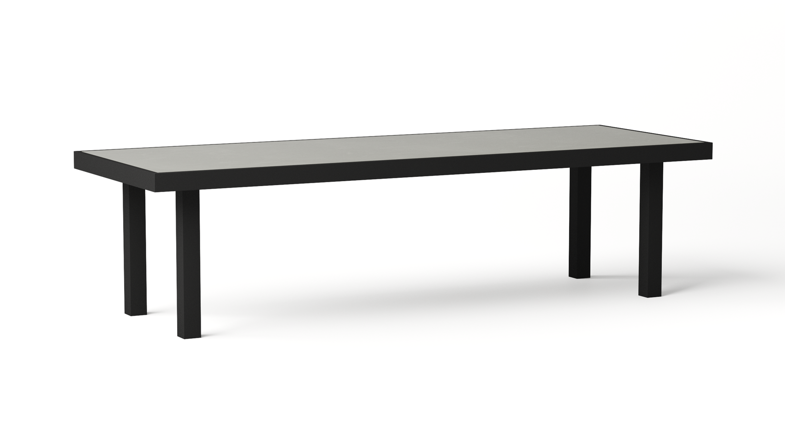 Invini Black 280x100 Outdoor Dining Table