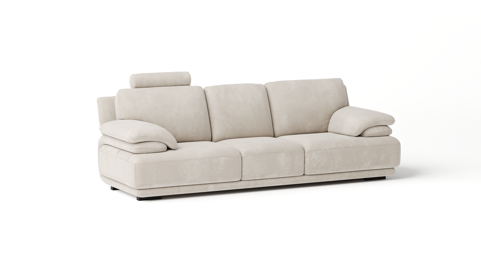 Juliet Fabric Three Seat Sofa