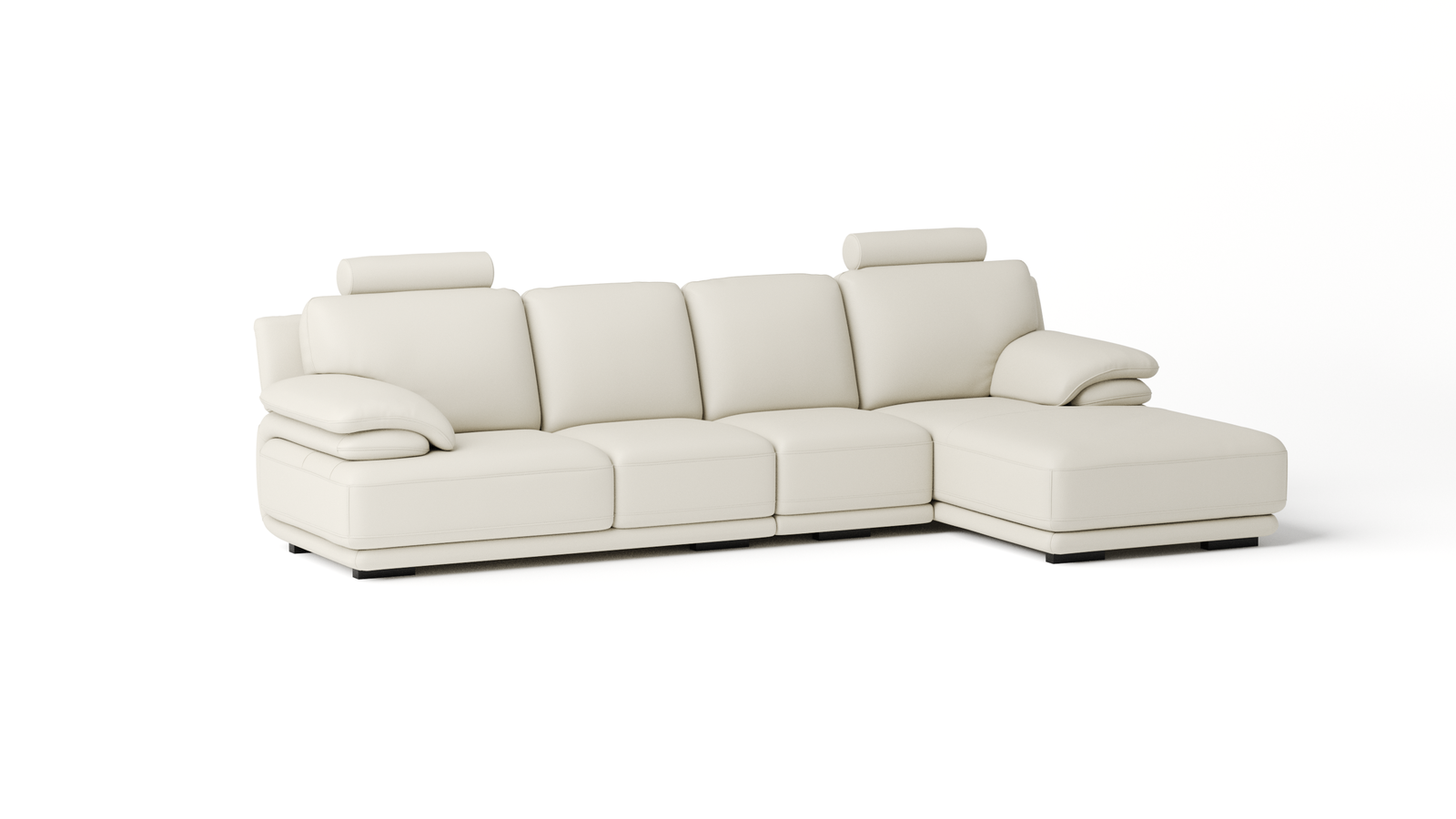 Juliet Leather Chaise Lounge Option B