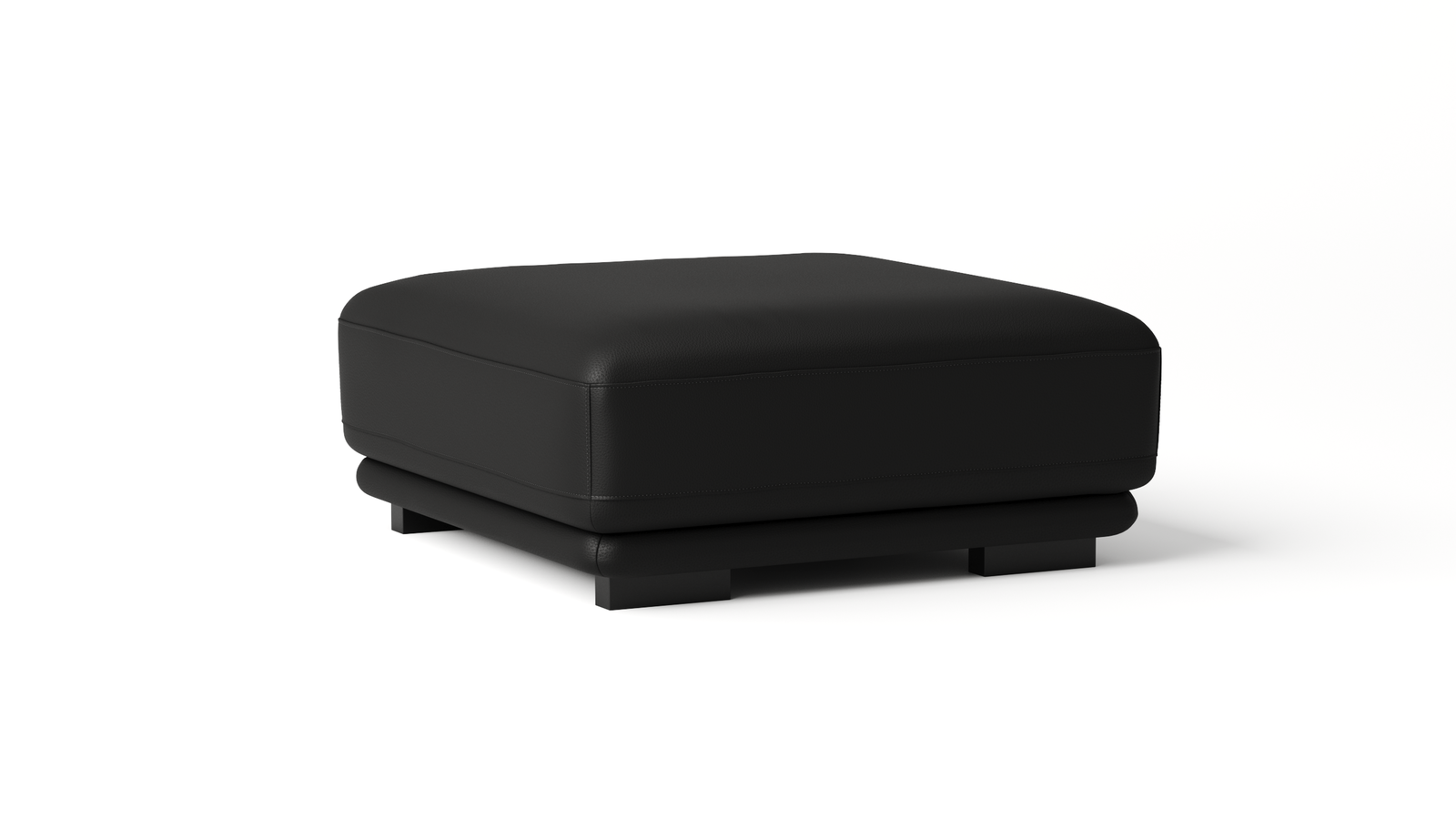 Juliet Leather Ottoman 100x100x45