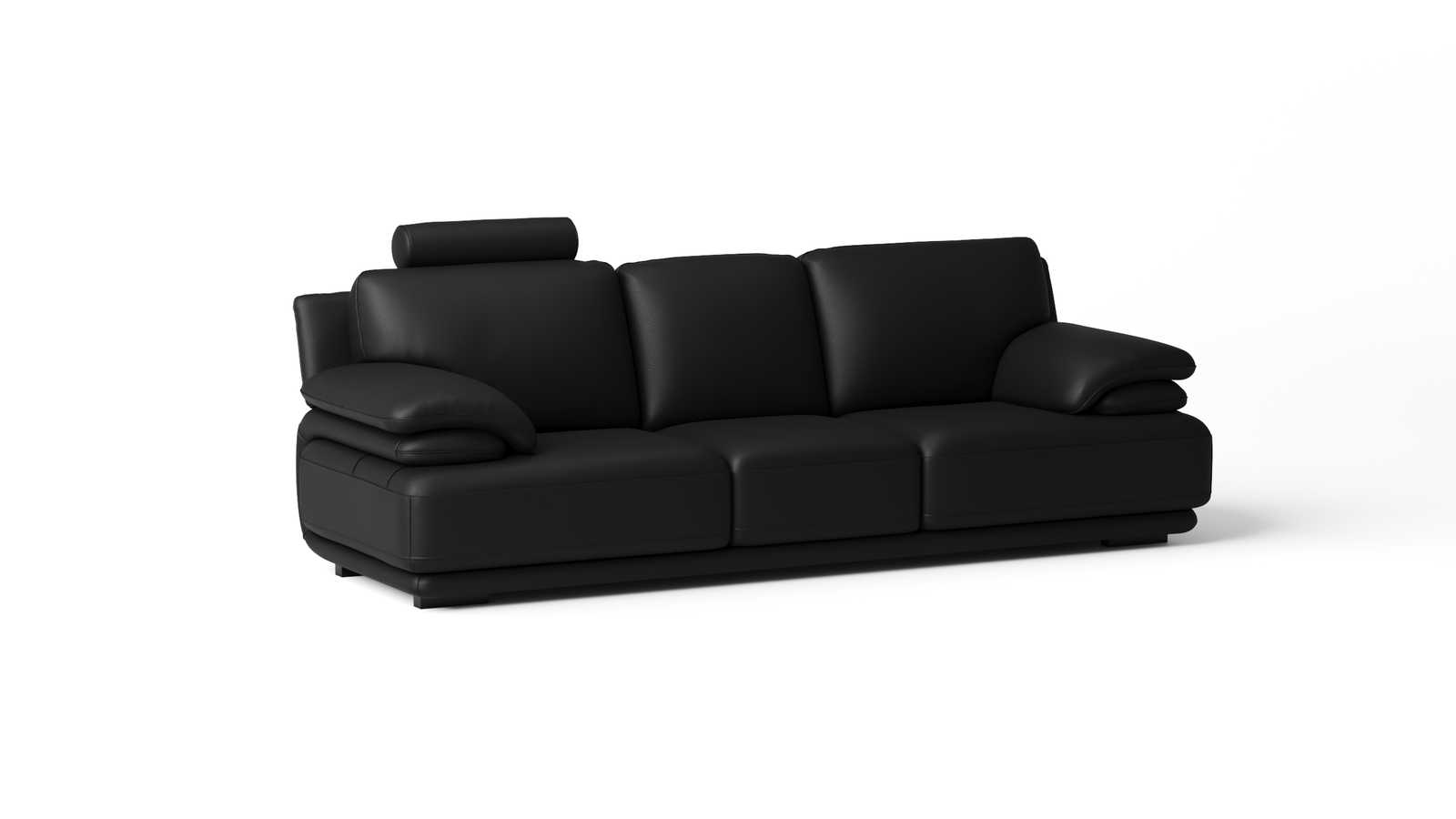 Juliet Leather Three Seat Sofa