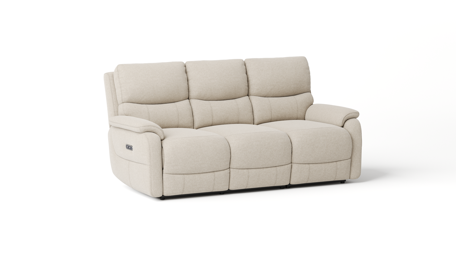 Kelsea Fabric Three Seater Sofa Power Recliner