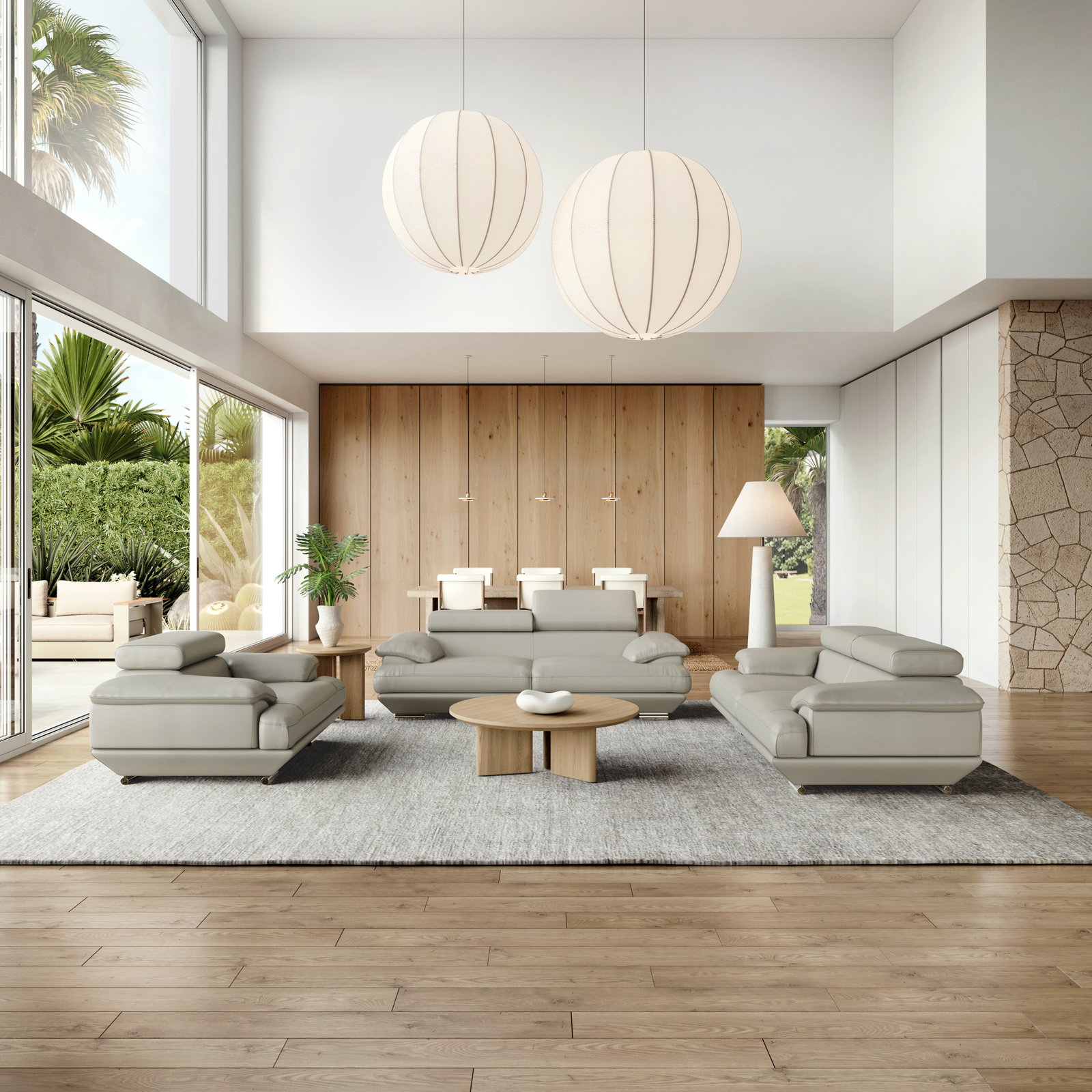 Lexington Leather Sofa Suite 3 + 2 + 1