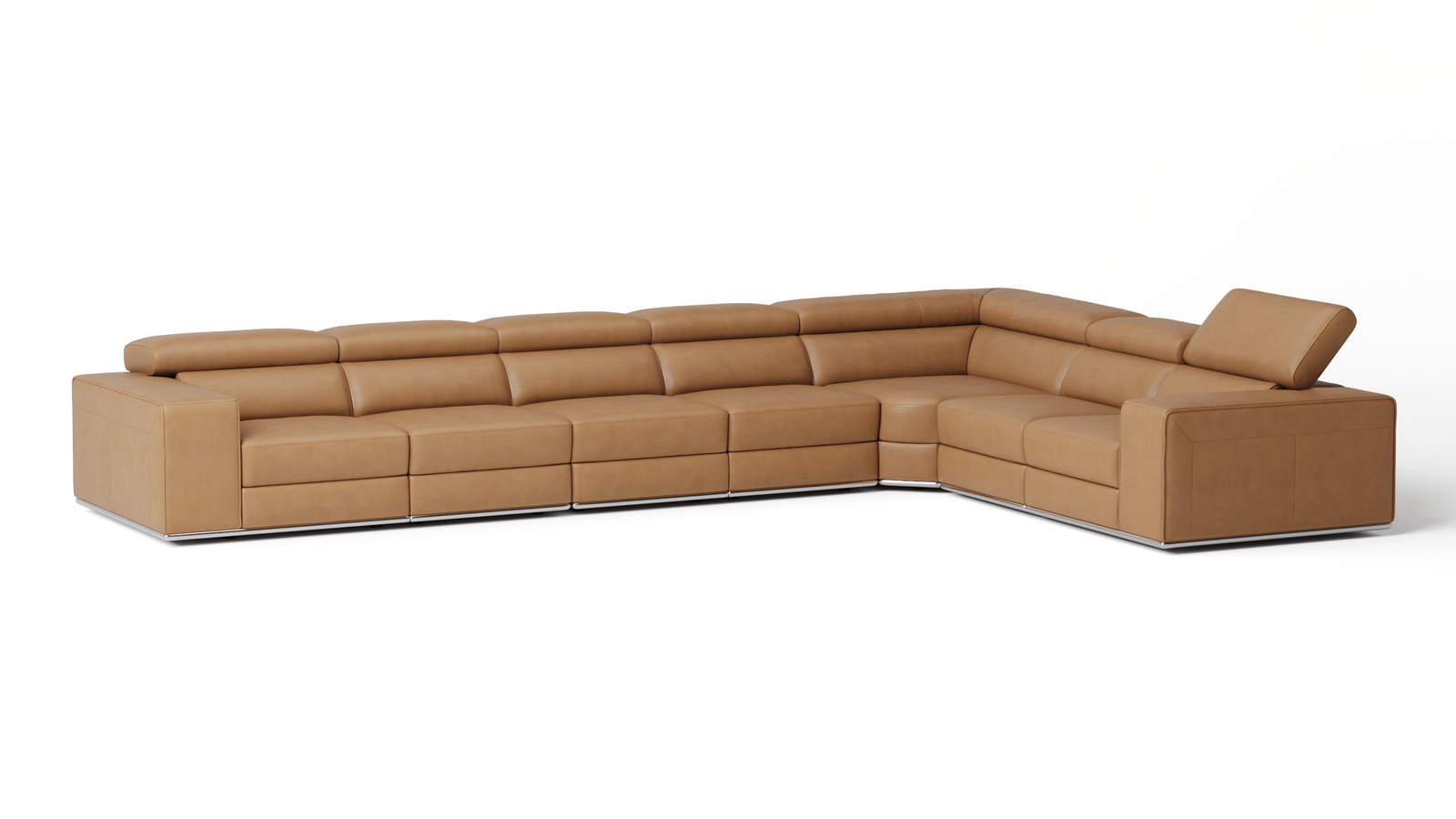 Lorenzo Leather Corner Lounge Option C