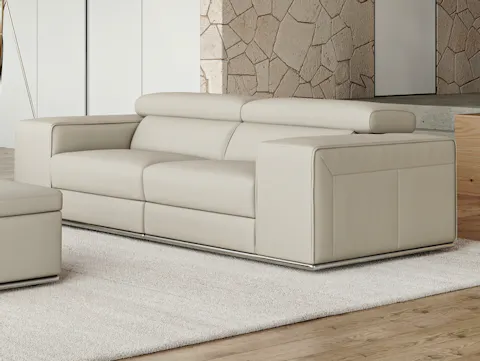 Lorenzo Leather Two Seat Sofa