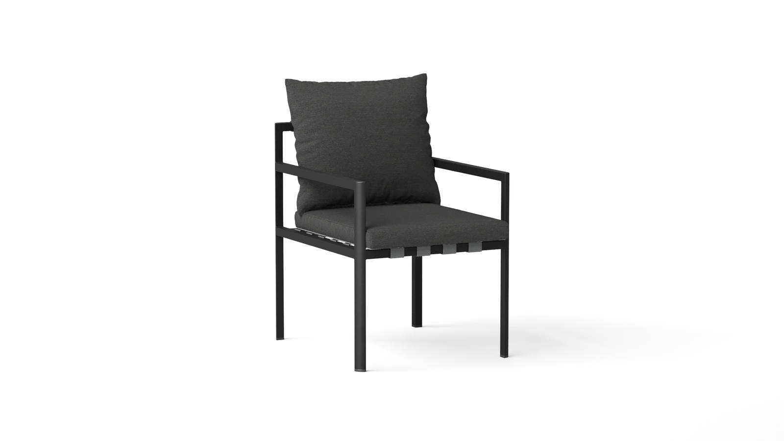 Manly Black Outdoor Dining Chair