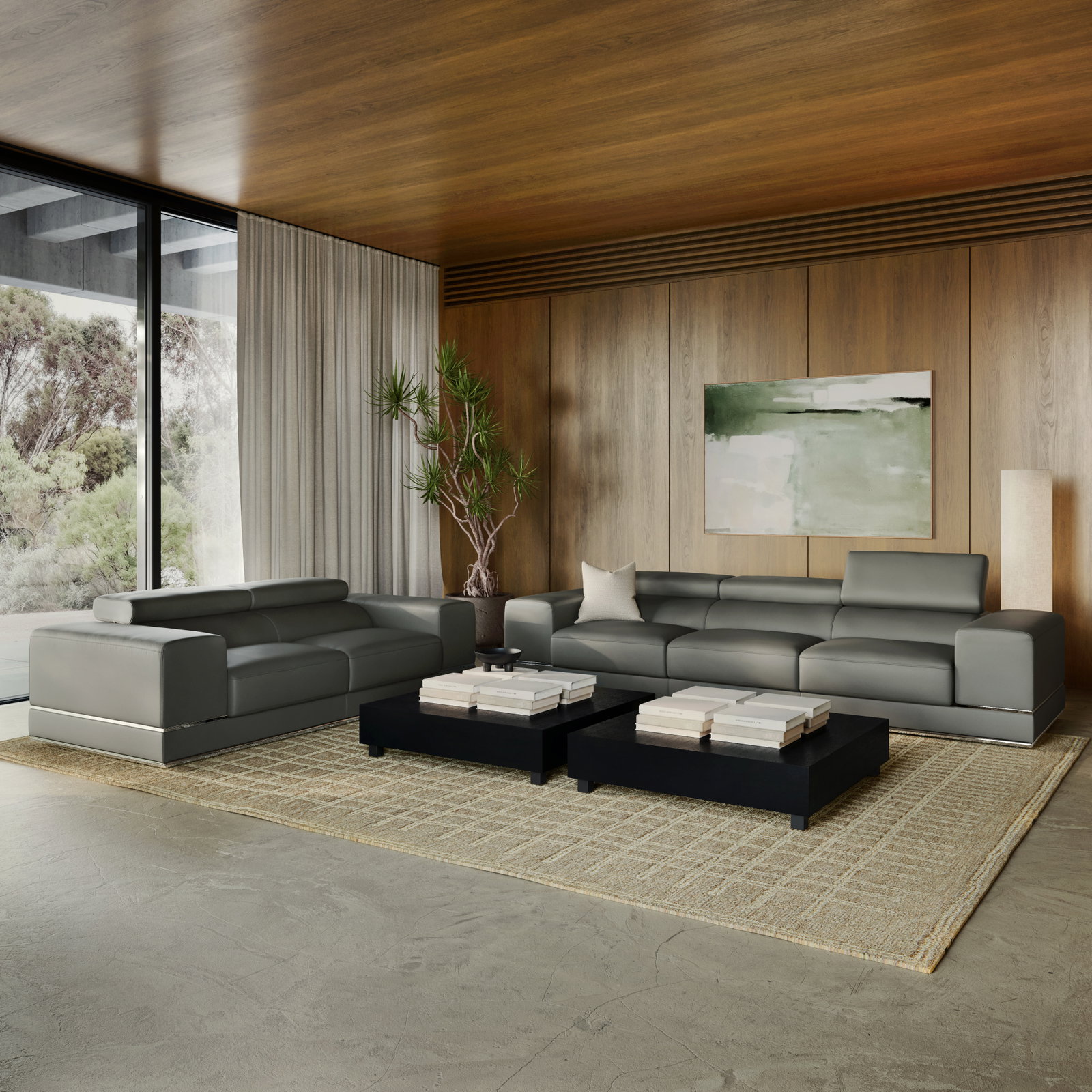Napoleon Leather Sofa Suite 3 + 2