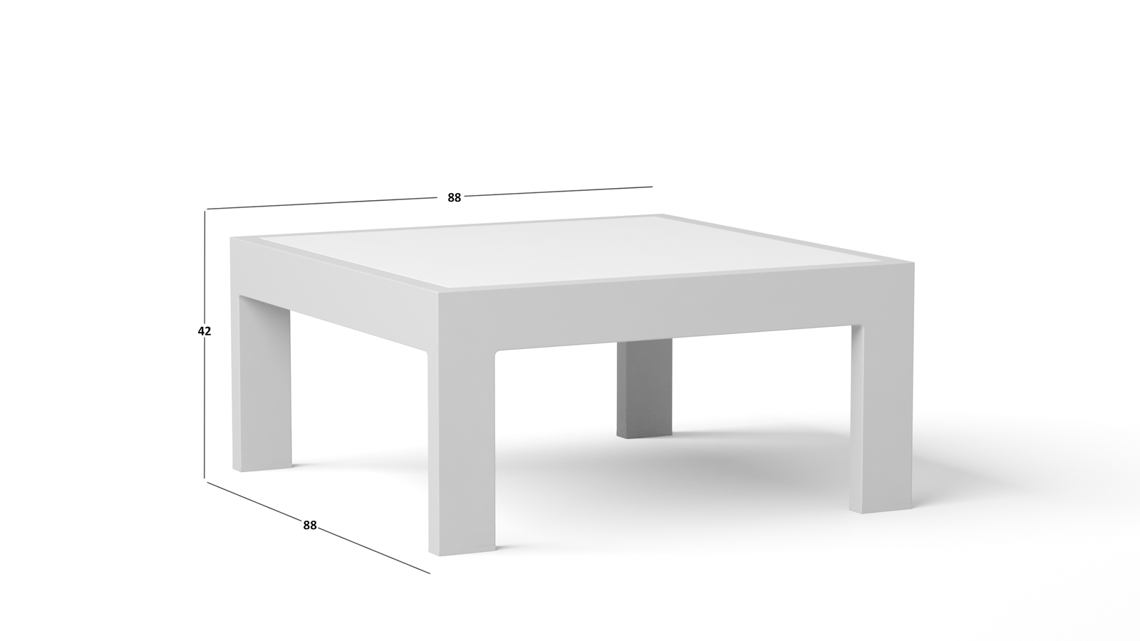 New Noosa White Outdoor Coffee Table