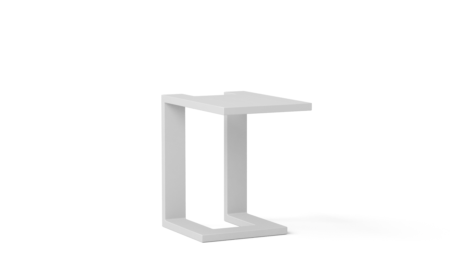 New Noosa White Outdoor Aluminium Side Table