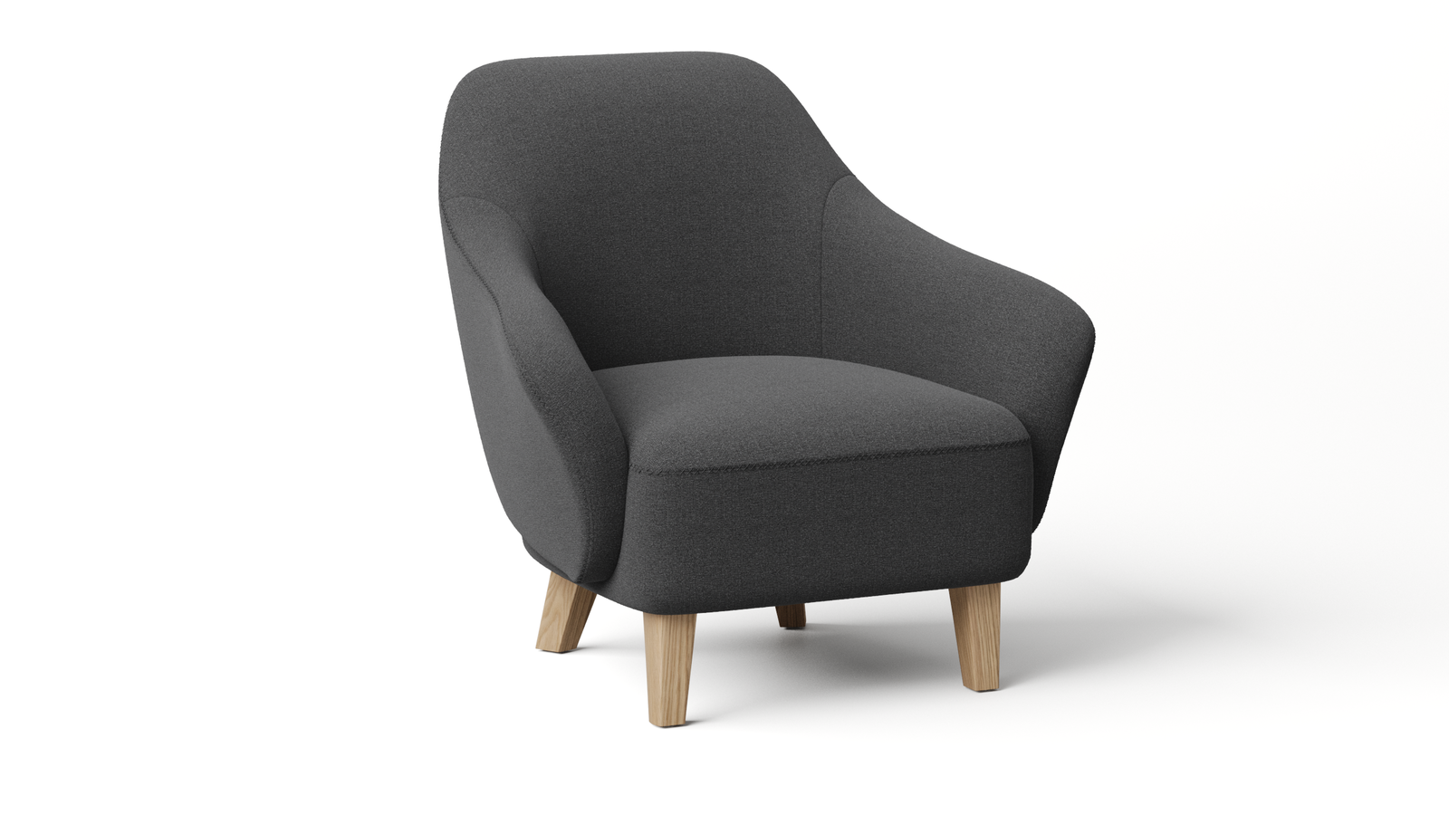Pout Fabric Accent Chair