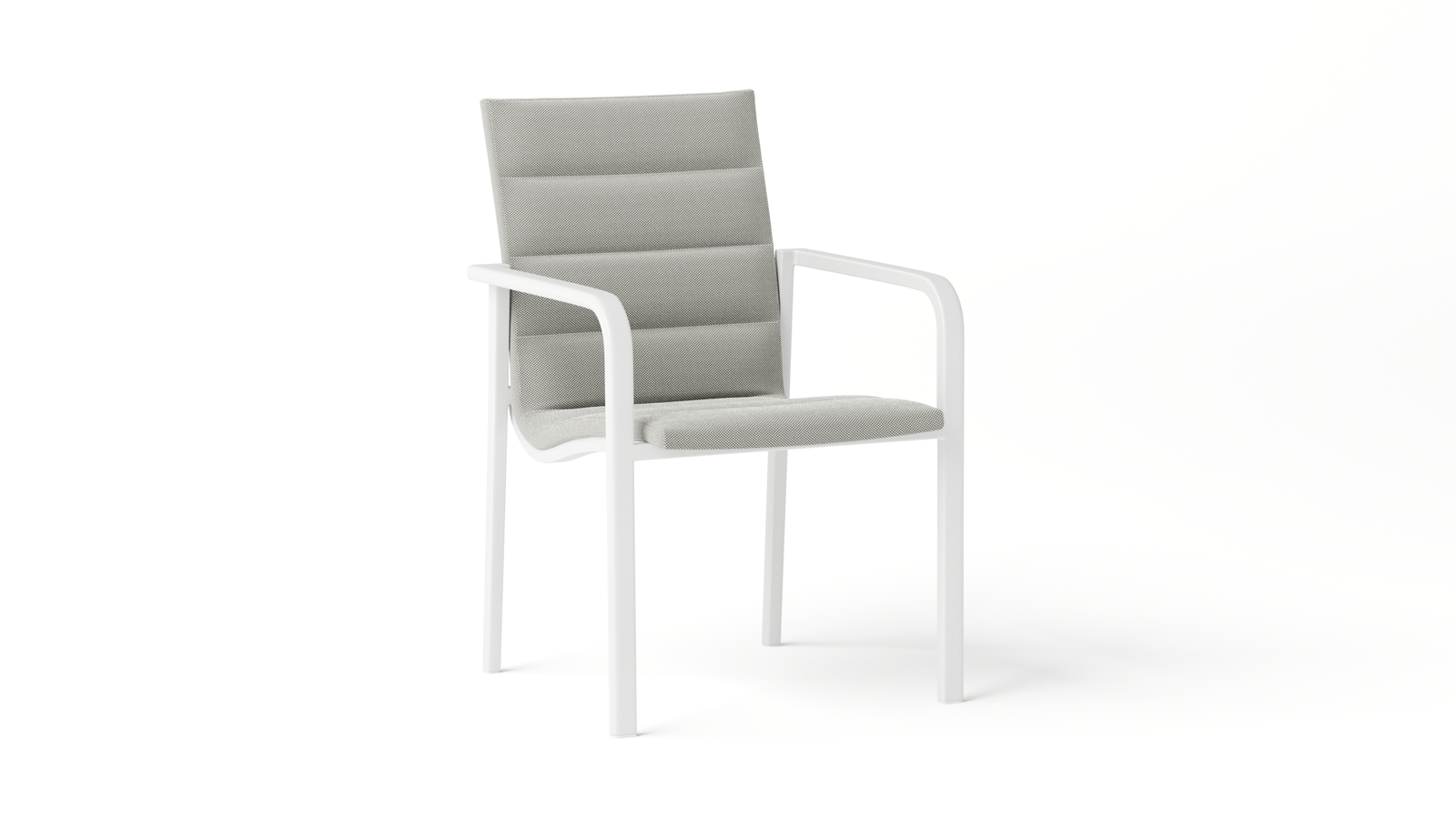 Santa Monica White Outdoor Dining Chair - Set Of Two