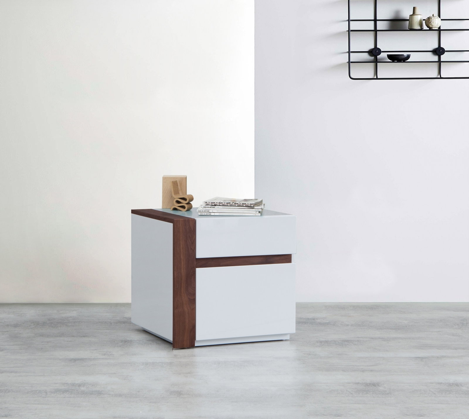 TORONTO Side Table (Finish Colour-white Gloss - SKU681086) 1